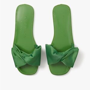 Kate Spade bikini green slides
